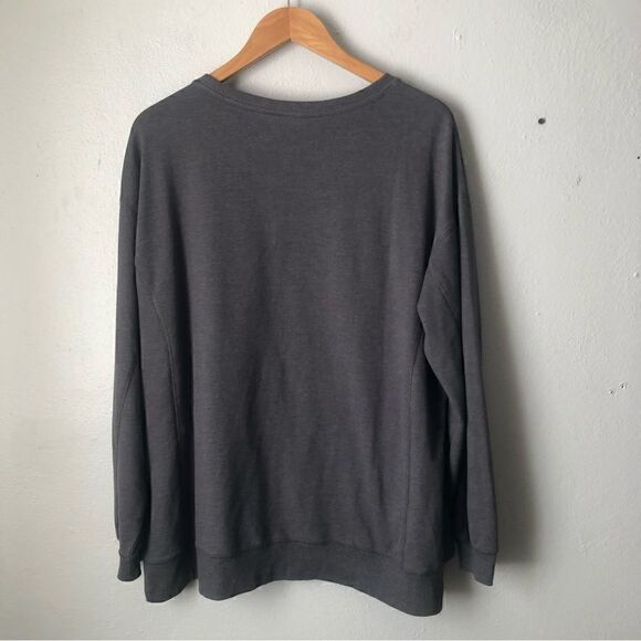 Wildfox NWT statement sweatshirt “Easy does it” rainbow size large - Picture 9 of 9